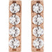 Lab-Grown Diamond Accented Bar Earrings - Style 86951
