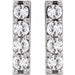 Lab-Grown Diamond Accented Bar Earrings - Style 86951