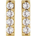 Lab-Grown Diamond Accented Bar Earrings - Style 86951