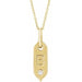 Ladies Natural Diamond Initial B Necklace (I1, H+) — 14K Yellow Gold