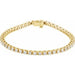 Ladies Natural Diamond Line Bracelet (I1, G-H) — 14K Yellow Gold