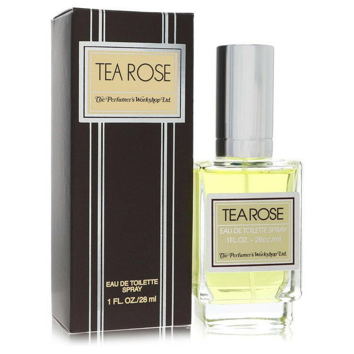 Tea Rose Eau De Toilette Spray By Perfumers Workshop - 1 oz