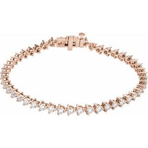Lab-Grown Diamond Line Bracelet - Style 67501