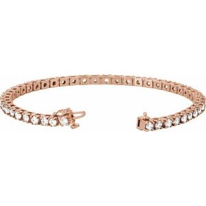 Lab-Grown Diamond Line Bracelet - Style 60872