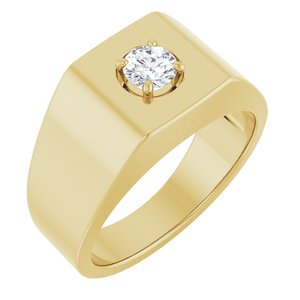 Ladies Natural Diamond Ring (I1, G-H) — 14K Yellow Gold