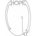 Ladies Natural Diamond Hope Bracelet (I1, H+) — 14K White Gold