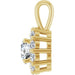 Lab-Grown Diamond Halo-Style Pendant - Style 86394
