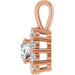 Lab-Grown Diamond Halo-Style Pendant - Style 86394