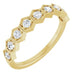 Ladies Natural Diamond Stackable Ring (I1, G-H) — 14K Yellow Gold