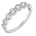 Ladies Natural Diamond Stackable Ring (SI2-SI3, G-H) — Platinum