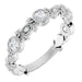 Ladies Natural Diamond Leaf Ring (SI2-SI3, G-H) — Platinum