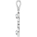 Lab-Grown Diamond Two-Stone Circle Pendant