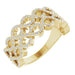 Ladies Natural Diamond Inifinity-Inspired Ring (I1, G-H) — 14K Yellow Gold