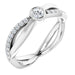 Ladies Natural Diamond Ring (SI2-SI3, G-H) — Platinum
