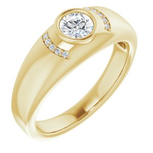 Ladies Natural Diamond Ring (I1, G-H) — 14K Yellow Gold