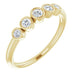 Ladies Natural Diamond Ring — 14K Yellow Gold
