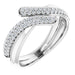 Ladies Natural Diamond Ring (SI2-SI3, G-H) — Platinum