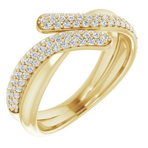 Ladies Natural Diamond Ring (I1, G-H) — 14K Yellow Gold