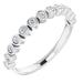 Ladies Natural Diamond Ring (I1, G-H) — 14K White Gold