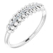 Ladies Natural Diamond Rope Ring (SI2-SI3, G-H) — Platinum