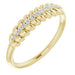 Ladies Natural Diamond Rope Ring (I1, G-H) — 14K Yellow Gold