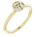 Ladies Natural Diamond Ring (I1, G-H) — 14K Yellow Gold