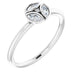 Ladies Natural Diamond Ring (SI2-SI3, G-H) — Platinum