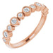 Ladies Natural Diamond Ring (I1, G-H) — 14K Rose Gold