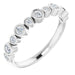 Ladies Natural Diamond Ring (I1, G-H) — 14K White Gold