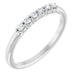 Ladies Natural Diamond Stackable Ring (I1, G-H) — Sterling Silver