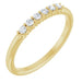 Ladies Natural Diamond Stackable Ring (I1, G-H) — 14K Yellow Gold