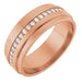 Ladies Natural Diamond Eternity Band Size 7 (Si2-Si3, G-H) — 14K Rose Gold