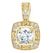 Ladies Natural Diamond Pendant (I1, G-H) — 14K Yellow Gold