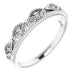 Ladies Natural Diamond Crown Ring (SI2-SI3, G-H) — Platinum