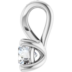 Lab-Grown Diamond Accented Pendant