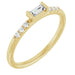 Ladies Natural Diamond Stackable Ring (SI2-I1, G-H) — 14K Yellow Gold