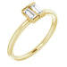 Ladies Natural Diamond Two-Stone Ring (I1, G-H) — 14K Yellow Gold