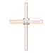 Ladies Natural Diamond Pendant (I1, G-H) — 14K Rose Gold