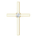 Ladies Natural Diamond Pendant (I1, G-H) — 14K Yellow Gold