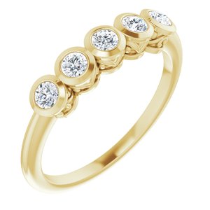 Ladies Natural Diamond Ring (I1, G-H) — 14K Yellow Gold