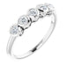 Ladies Natural Diamond Ring (I1, G-H) — 14K White Gold