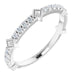 Ladies Natural Diamond Stackable Ring (I1, G-H) — Sterling Silver