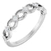 Ladies Natural Diamond Stackable Ring (SI2-SI3, G-H) — Platinum