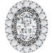 Ladies Natural Diamond Pendant (I1, G-H) — Platinum