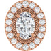 Ladies Natural Diamond Pendant (I1, G-H) — 14K Rose Gold