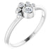 Ladies Natural Diamond Ring (SI2-SI3, G-H) — Platinum