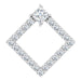Ladies Natural Diamond Pendant (I1, G-H) — 14K White Gold