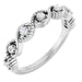 Ladies Natural Diamond Stackable Ring (SI2-SI3, G-H) — Platinum