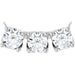 Ladies Natural Diamond Necklace Center (I1, G-H) — 14K White Gold