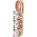 Lab-Grown Diamond Three-Stone Pendant - Style 86845